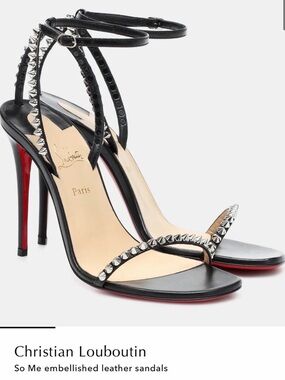Brand new Christian Louboutin SO ME heels. Signature red bottoms. EU 38.5